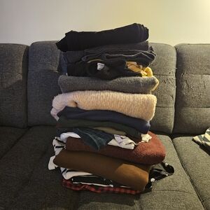 Bundle of women's winter clothes